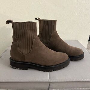 Women’s Blondo Tan Suede Ankle Boots